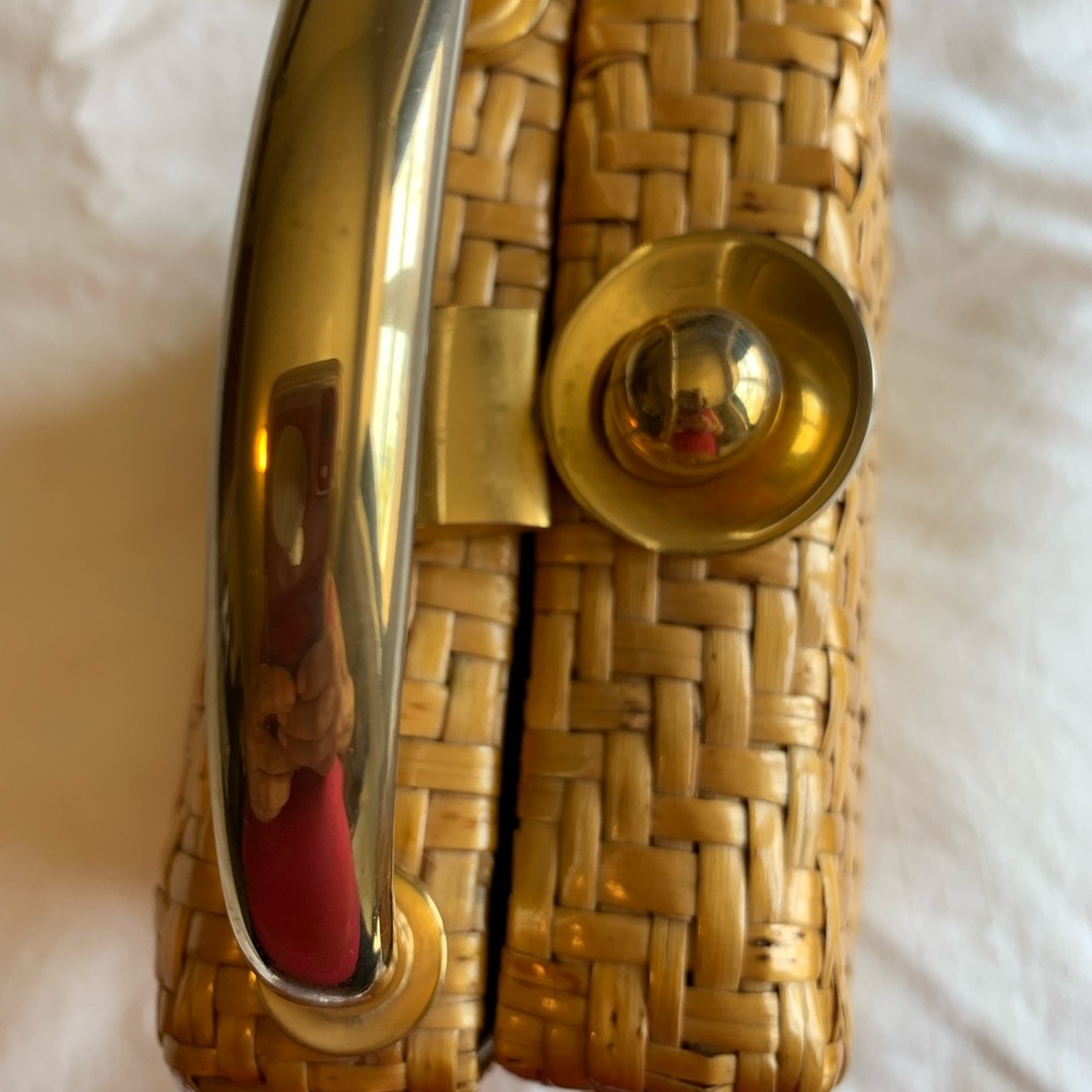 Vintage 1960s Extremely Rare Koret Straw Purse - Picture 6 of 15